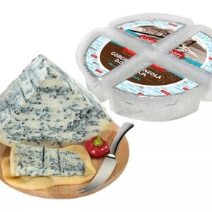 Carozzi Gorgonzola PDO Piccante Cheese (1/8 Wheel, 1.4–1.5kg) – Authentic Italian Blue Cheese