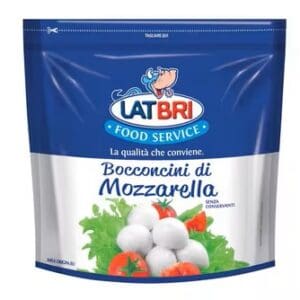 Latbri Bocconcini Mozzarella 1kg – Fresh Italian Mini Mozzarella Balls