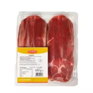 San Michele Sliced Coppa – Authentic Italian Cured Meat for Antipasti & Sandwiches