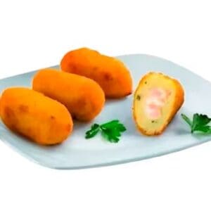 Soavegel Mozzarella Croquettes 1kg (25g Each) – Authentic Italian Frozen Cheese Bites
