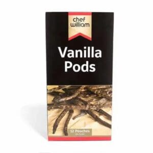 Chef Williams Vanilla Pods 12 x Pack of 2 Vanilla Pods