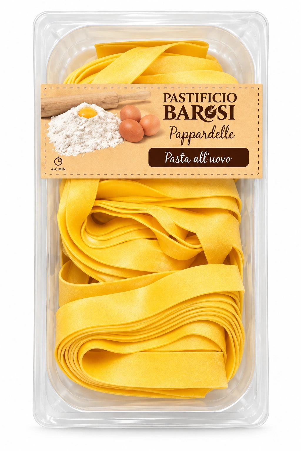 Barosi Egg Pappardelle 1kg – Authentic Tuscan Fresh Egg Pasta