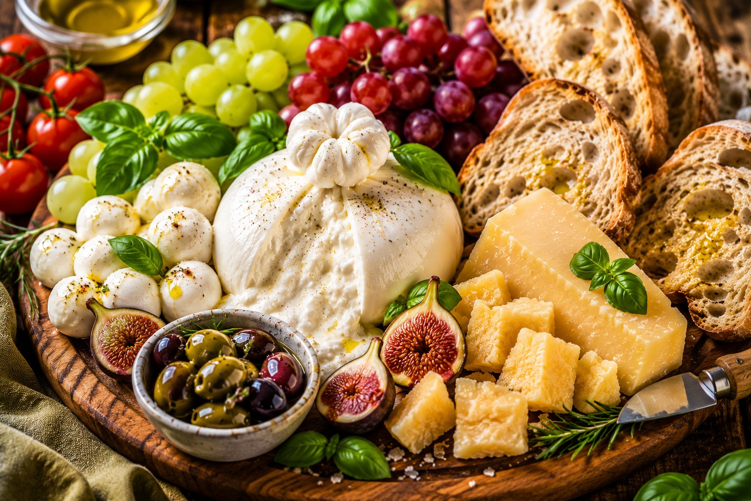 Premium Italian Cheese Selection Bundle – Burrata, Mozzarella & Parmigiano - Image 2