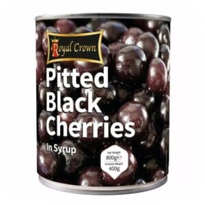 Royal Crown Black Pitted Cherries in Syrup 800g