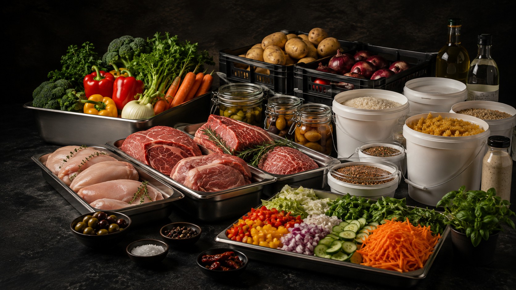 Professional catering ingredients