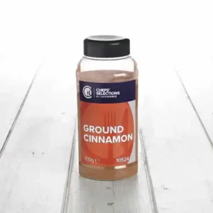 Chefs' Selections Ground Cinnamon 430g – Finely Ground, Aromatic & Versatile