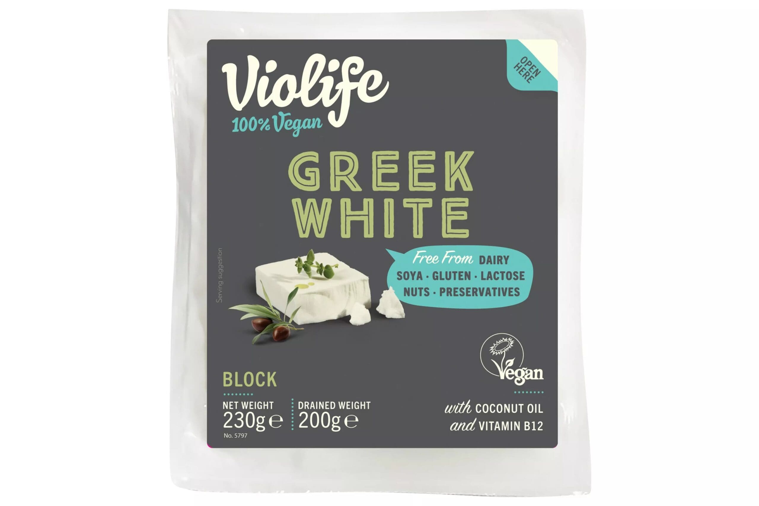 Violife Greek White Block 200g – Vegan Feta Style Alternative