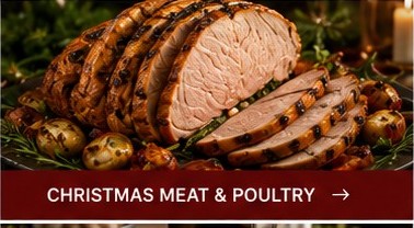 Christmas meat and poultry for festive dinners