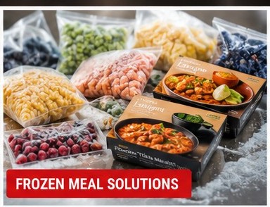 Frozen meal solutions, vegetables and prepared food for professional kitchens