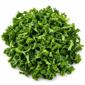 Prepared Fresh Kale 500g – Shredded Green Curly Kale Leaves